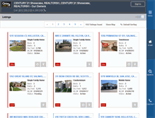 Tablet Screenshot of c21showcaserealestate.com